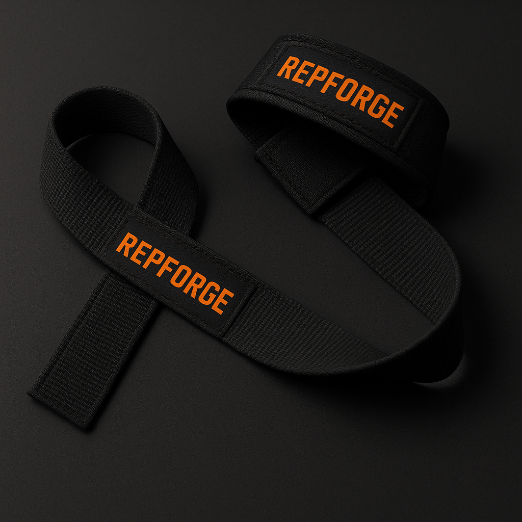 RepForge Lifting Straps – Heavy Duty Cotton + Neoprene